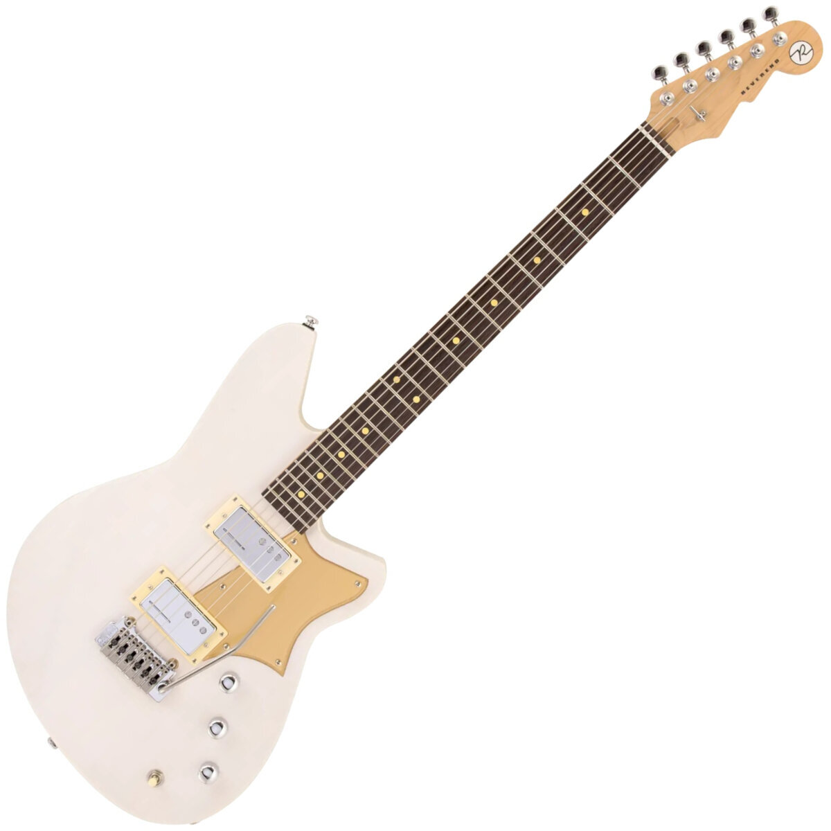 Elektromos gitár Reverend Guitars Descent W Transparent White