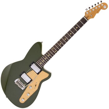 Elektrisk guitar Reverend Guitars Jetstream HB Army Green - 1