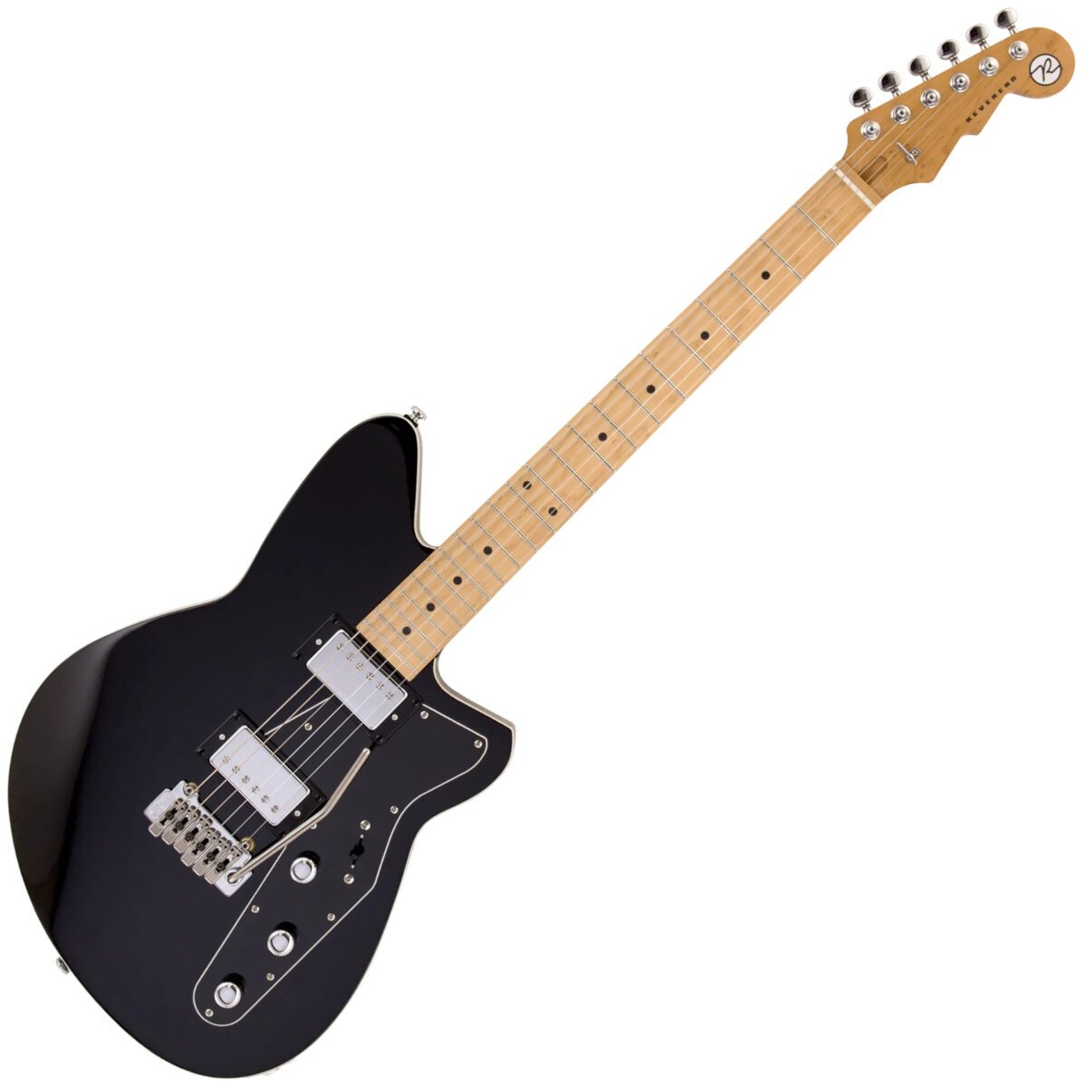 Elektrische gitaar Reverend Guitars Jetstream HB Midnight Black