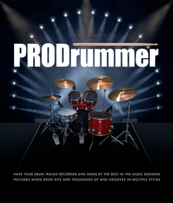 VST Instrument Studio programvara EastWest Sounds PRODRUMMER 2 (Digital produkt)