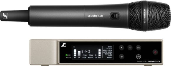 Conjunto de microfone de mão sem fios Sennheiser EW-D 835-S Set R4-9: 552 - 607,8 Mhz - 1