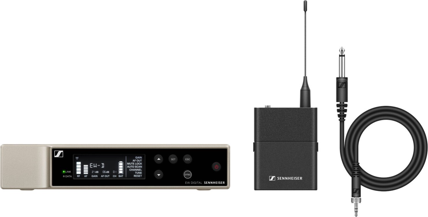 Wireless System for Guitar / Bass Sennheiser EW-D CI1 Set R4-9: 552 - 607,8 Mhz