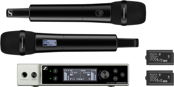 Trådløst håndholdt mikrofonsæt Sennheiser EW-DX 835-S Set R1-9: 520-607.8 MHz - 1