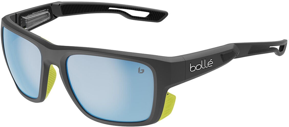 Яхтинг слънчеви очила Bollé Airdrift Black Matte Acid/Sky Blue Polarized Яхтинг слънчеви очила