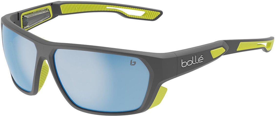 Yachting Glasses Bollé Airfin Grey Matte Acid/Sky Blue Polarized Yachting Glasses