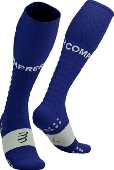 Calcetines para correr Compressport Full Socks Run Dazzling Blue/Sugar Swizzle T1 Calcetines para correr - 1