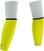 Futókar melegítők Compressport ArmForce Ultralight White/Safety Yellow T3 Futókar melegítők