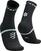 Calcetines para correr Compressport Pro Marathon Socks V2.0 Black/White T1 Calcetines para correr