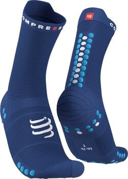 Чорапи за бягане
 Compressport Pro Racing Socks V4.0 Run High Sodalite/Fluo Blue T1 Чорапи за бягане - 1