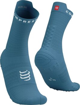 Running socks
 Compressport Pro Racing Socks V4.0 Run High Niagara/White T2 Running socks - 1