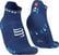 Meias de corrida Compressport Pro Racing Socks V4.0 Run Low Sodalite/Fluo Blue T2 Meias de corrida
