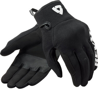 Γάντια Μηχανής Textile Rev'it! Gloves Access Black/White 3XL Γάντια Μηχανής Textile - 1