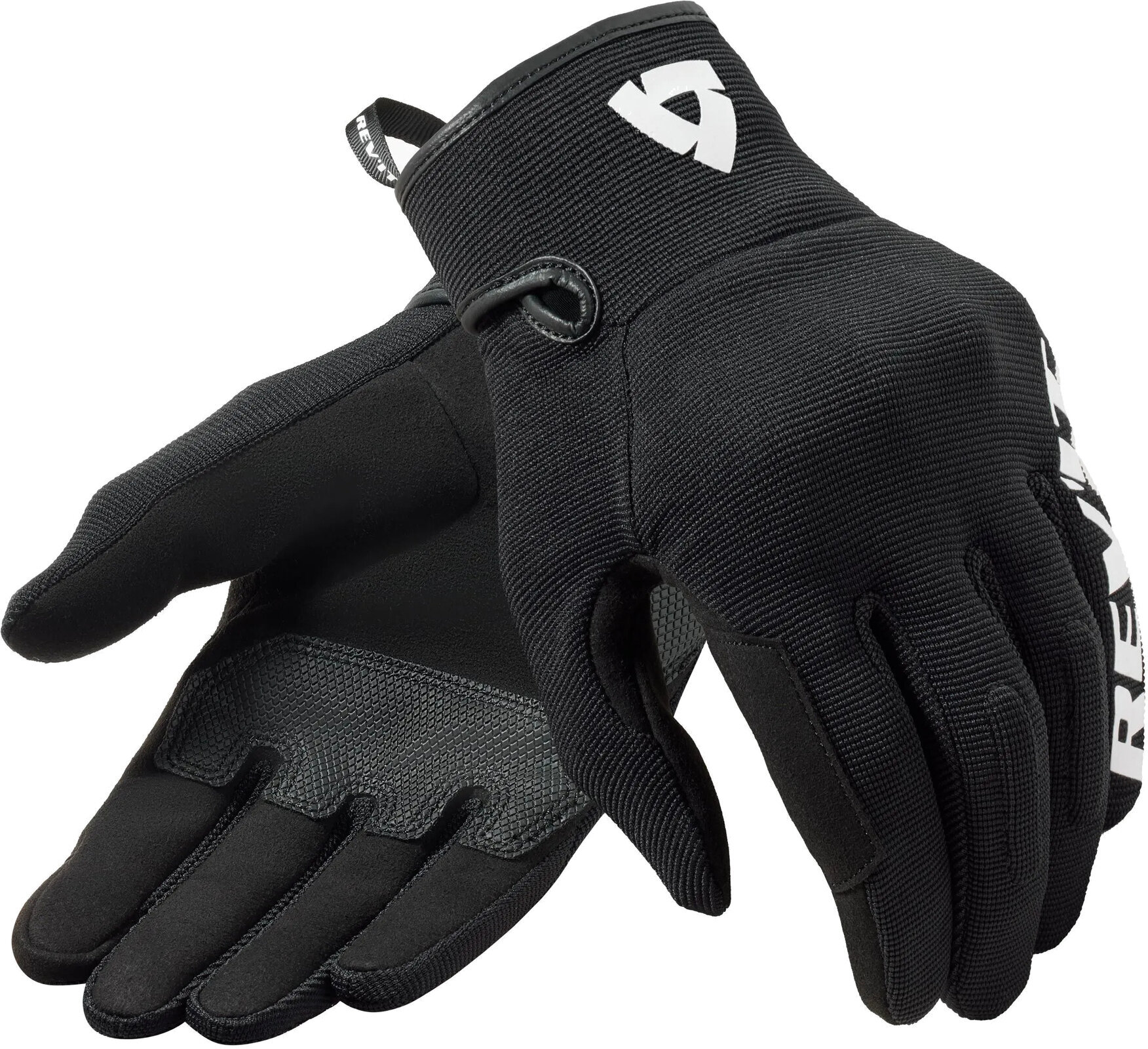 Motorcycle Gloves Rev'it! Gloves Access Black/White 4XL Motorcycle Gloves