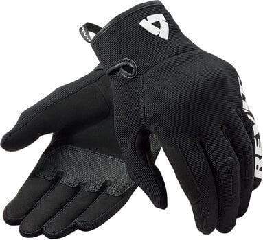Motoros kesztyűk Rev'it! Gloves Access Black/White L Motoros kesztyűk - 1