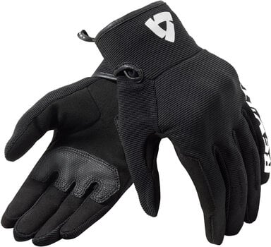 Motoros kesztyűk Rev'it! Gloves Access Ladies Black/White M Motoros kesztyűk - 1