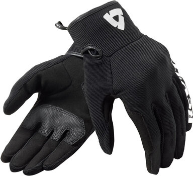 Motorcycle Gloves Rev'it! Gloves Access Ladies Black/White XS Motorcycle Gloves - 1