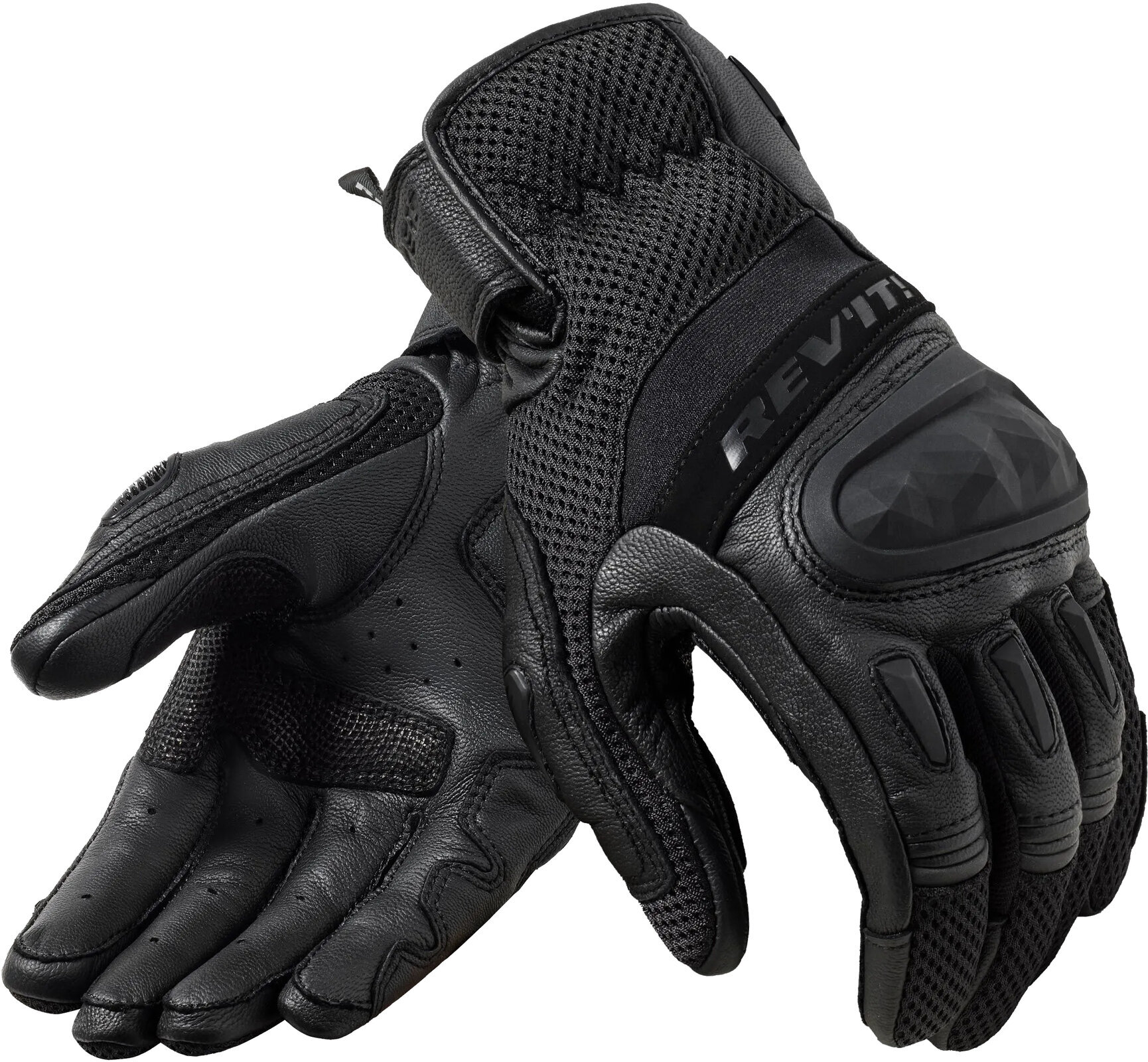 Moottoripyöräilijän käsineet Rev'it! Gloves Dirt 4 Black 4XL Moottoripyöräilijän käsineet
