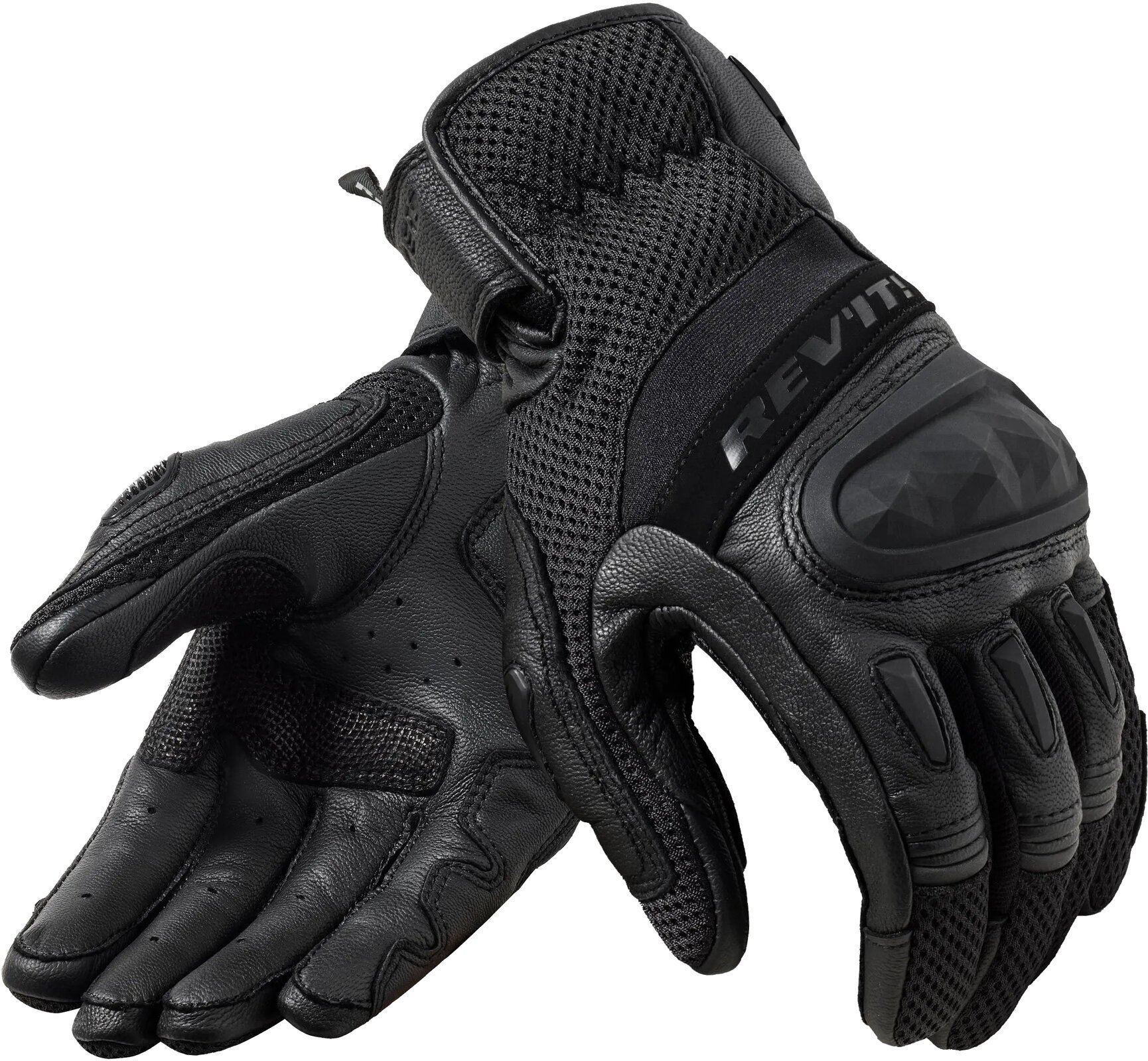 Motorcycle Gloves Rev'it! Gloves Dirt 4 Black S Motorcycle Gloves