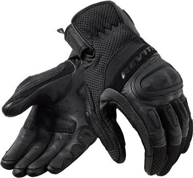 Motorcycle Gloves Rev'it! Gloves Dirt 4 Black S Motorcycle Gloves - 1