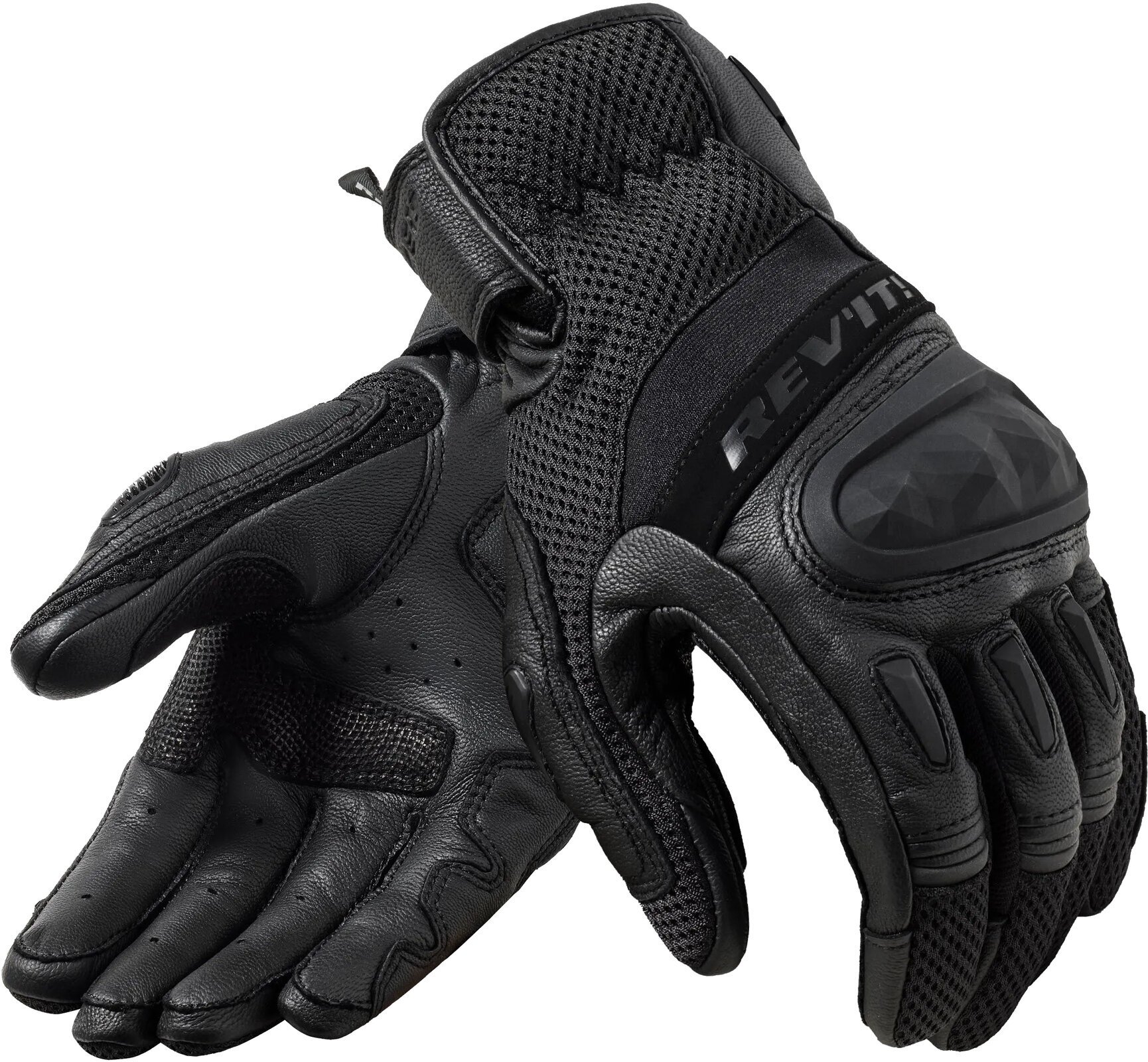 Motorcykelhandskar Rev'it! Gloves Dirt 4 Black XL Motorcykelhandskar