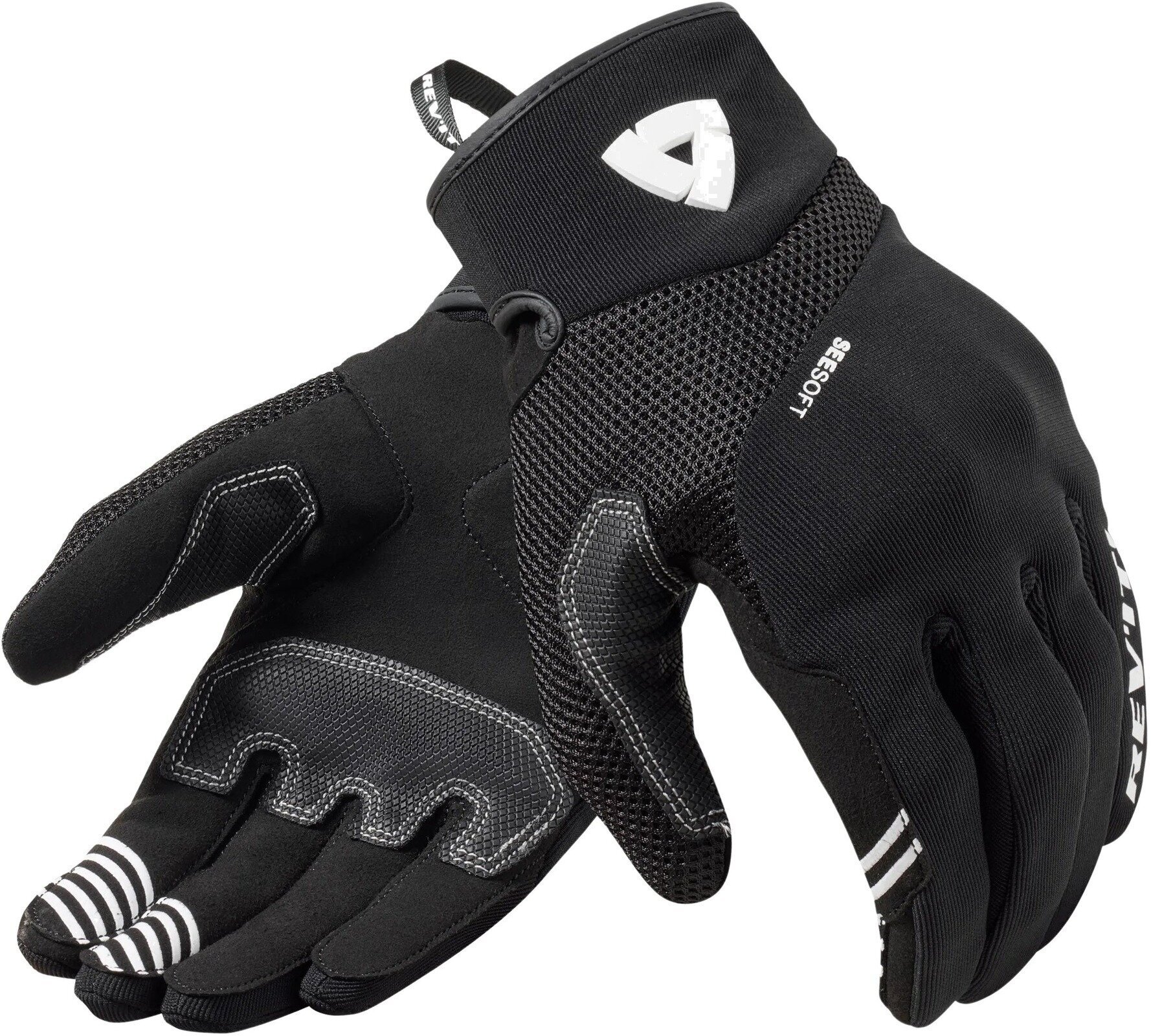 Motorradhandschuhe Rev'it! Gloves Endo Black/White 3XL Motorradhandschuhe