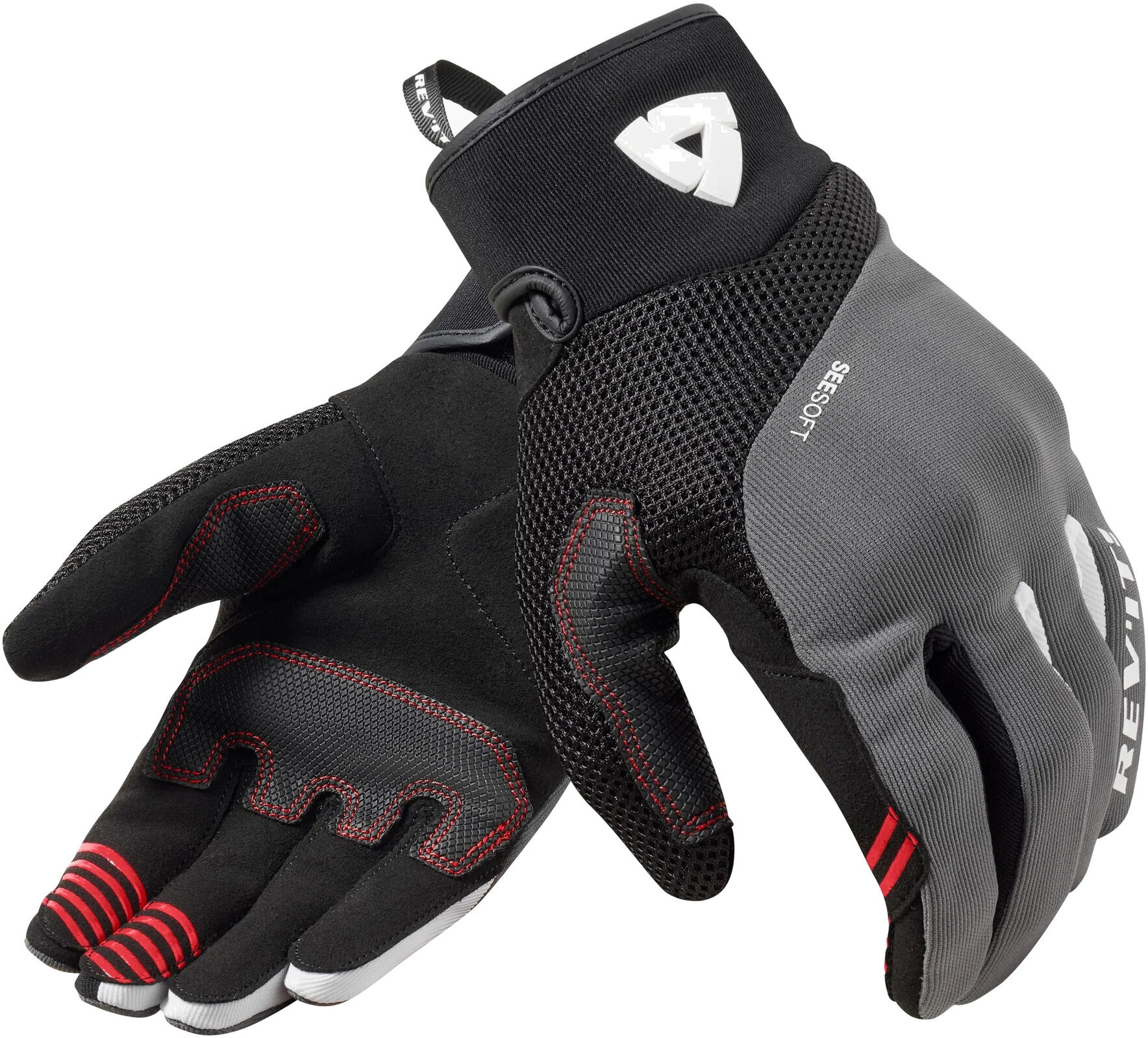 Rękawice motocyklowe Rev'it! Gloves Endo Grey/Black 3XL Rękawice motocyklowe
