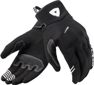 Motoros kesztyűk Rev'it! Gloves Endo Ladies Black/White XL Motoros kesztyűk - 1