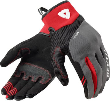 Rukavice Rev'it! Gloves Endo Ladies Grey/Red M Rukavice - 1