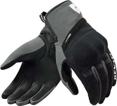 Γάντια Μηχανής Textile Rev'it! Gloves Mosca 2 Μαύρο/γκρι 2XL Γάντια Μηχανής Textile - 1