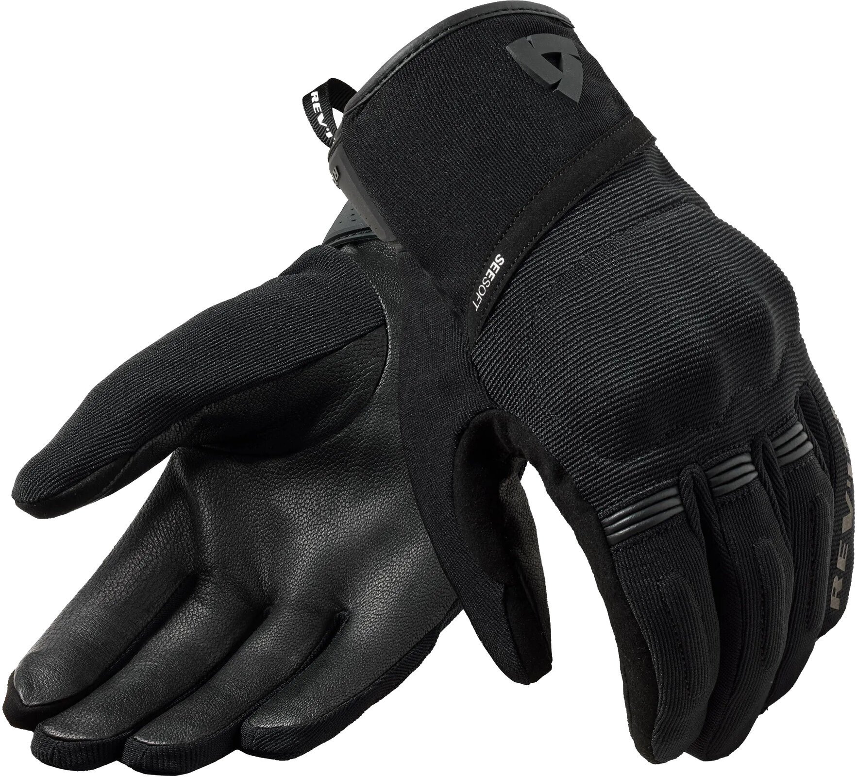 Motorcycle Gloves Rev'it! Gloves Mosca 2 H2O Black M Motorcycle Gloves