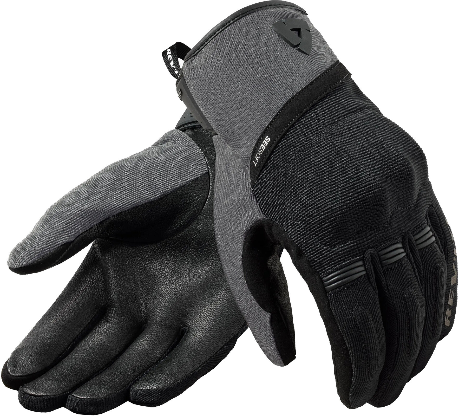 Photos - Motorcycle Gloves Revit Rev'it! Rev'it! Gloves Mosca 2 H2O Black/Grey M  FGS205-1 