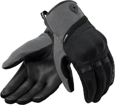 Motorcycle Gloves Rev'it! Gloves Mosca 2 H2O Black/Grey XL Motorcycle Gloves - 1