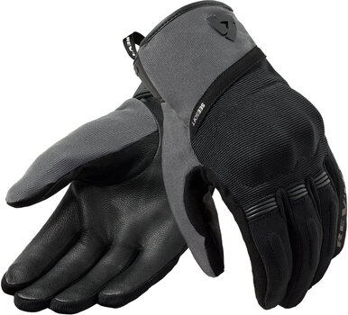 Motorradhandschuhe Rev'it! Gloves Mosca 2 H2O Black/Grey 2XL Motorradhandschuhe - 1