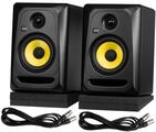 KRK Classic 5 Monitor Pack Aktiver Studiomonitor 2 stk