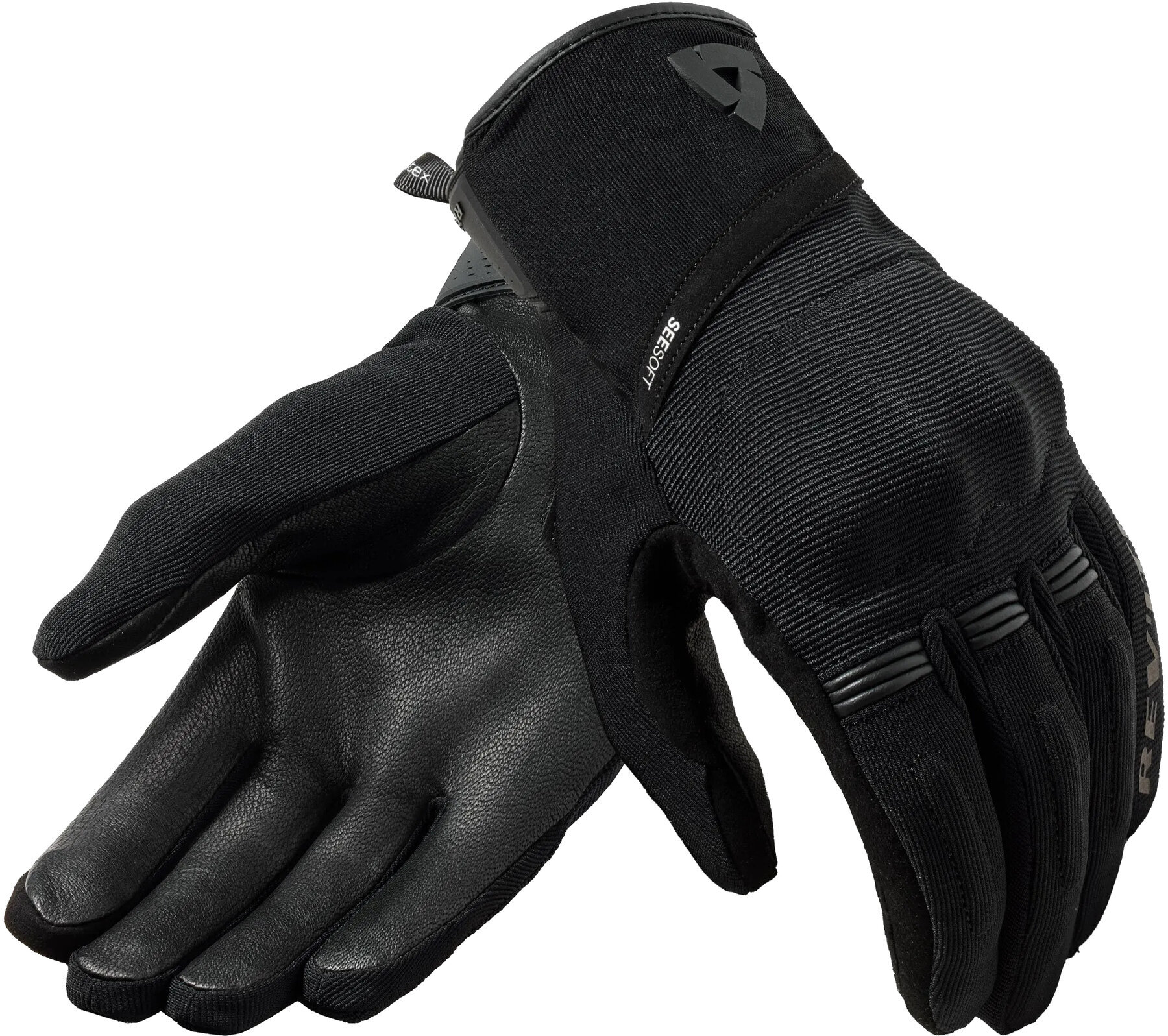 Motorcycle Gloves Rev'it! Gloves Mosca 2 H2O Ladies Black XXS Motorcycle Gloves