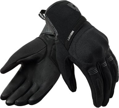 Motorcycle Gloves Rev'it! Gloves Mosca 2 Ladies Black S Motorcycle Gloves - 1