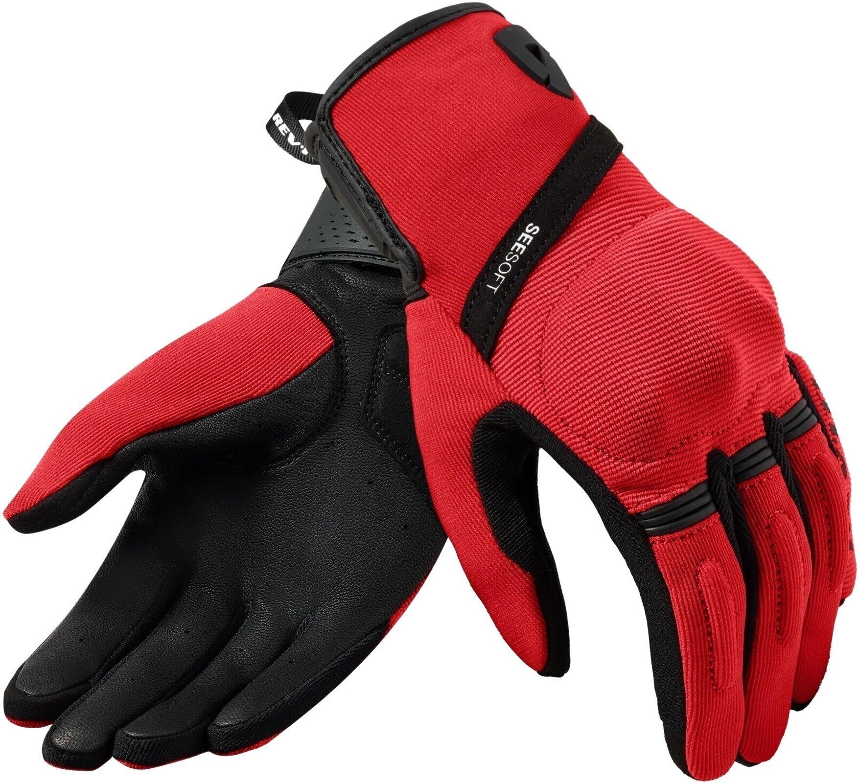 Gants de moto Rev'it! Gloves Mosca 2 Ladies Red/Black L Gants de moto