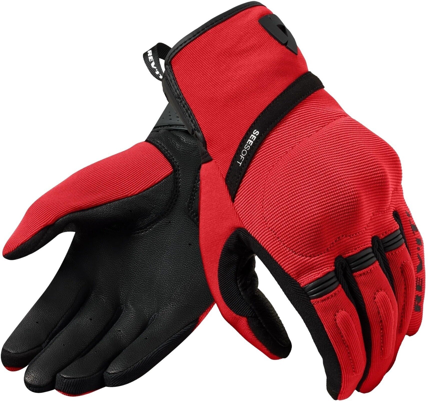 Motorcycle Gloves Rev'it! Gloves Mosca 2 Red/Black 2XL Motorcycle Gloves