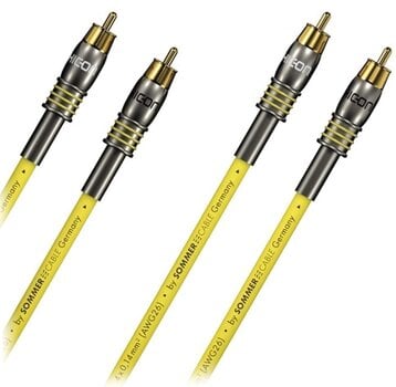 Hi-Fi Audio cable
 Sommer Cable HC Epilogue, Yellow, 2,00m, Pair - 1