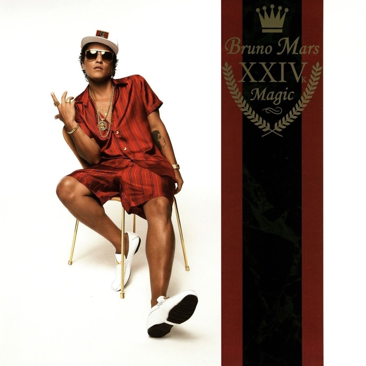 Грамофонна плоча Bruno Mars - 24K Magic (Translucent Forest Green with Opaque Spring Green and Custard Splatter Coloured) (LP)