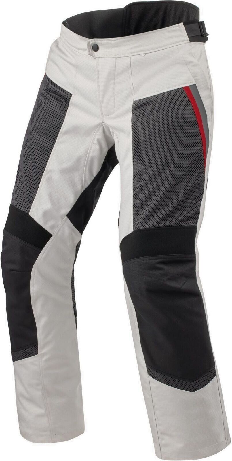 Calças têxteis Rev'it! Pants Tornado 4 H2O Silver/Black 3XL Regular Calças têxteis