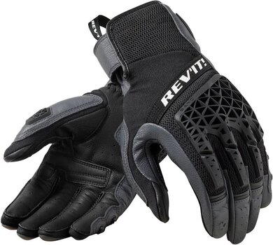 Motorcycle Gloves Rev'it! Gloves Sand 4 Grey/Black 3XL Motorcycle Gloves - 1