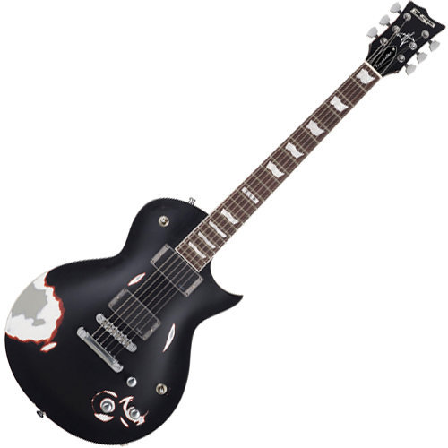 ESP James Hetfield Truckster Aged Black Satin - Muziker