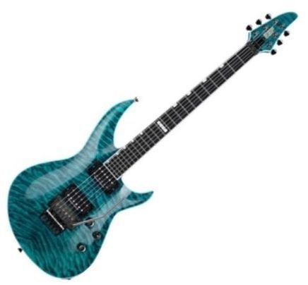 Električna gitara ESP Horizon III STD QM Black Trans Aqua