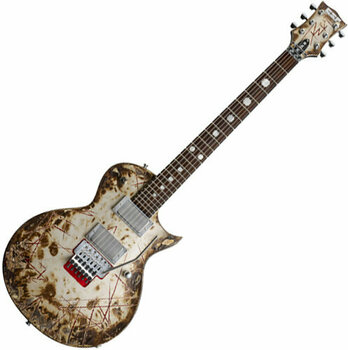 Signature Electric Guitar ESP Richard Kruspe RZK-II Burnt Custom Shop Version - 1