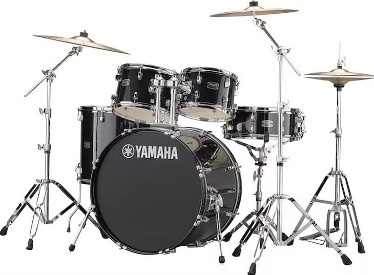 Akoestisch drumstel Yamaha RDP2F5BLGCPSET Black Glitter