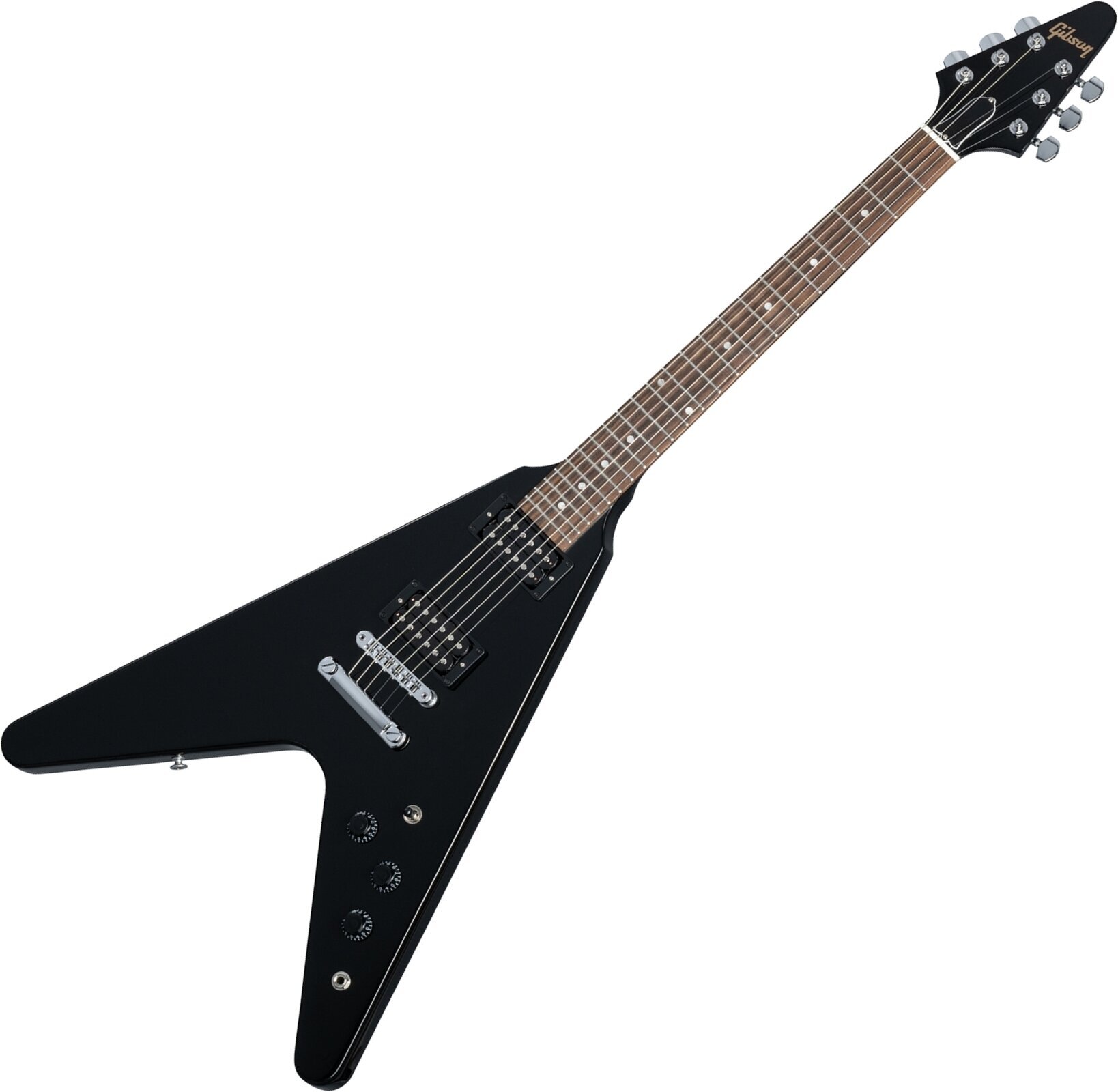 Elektrische gitaar Gibson 80s Flying V Ebony