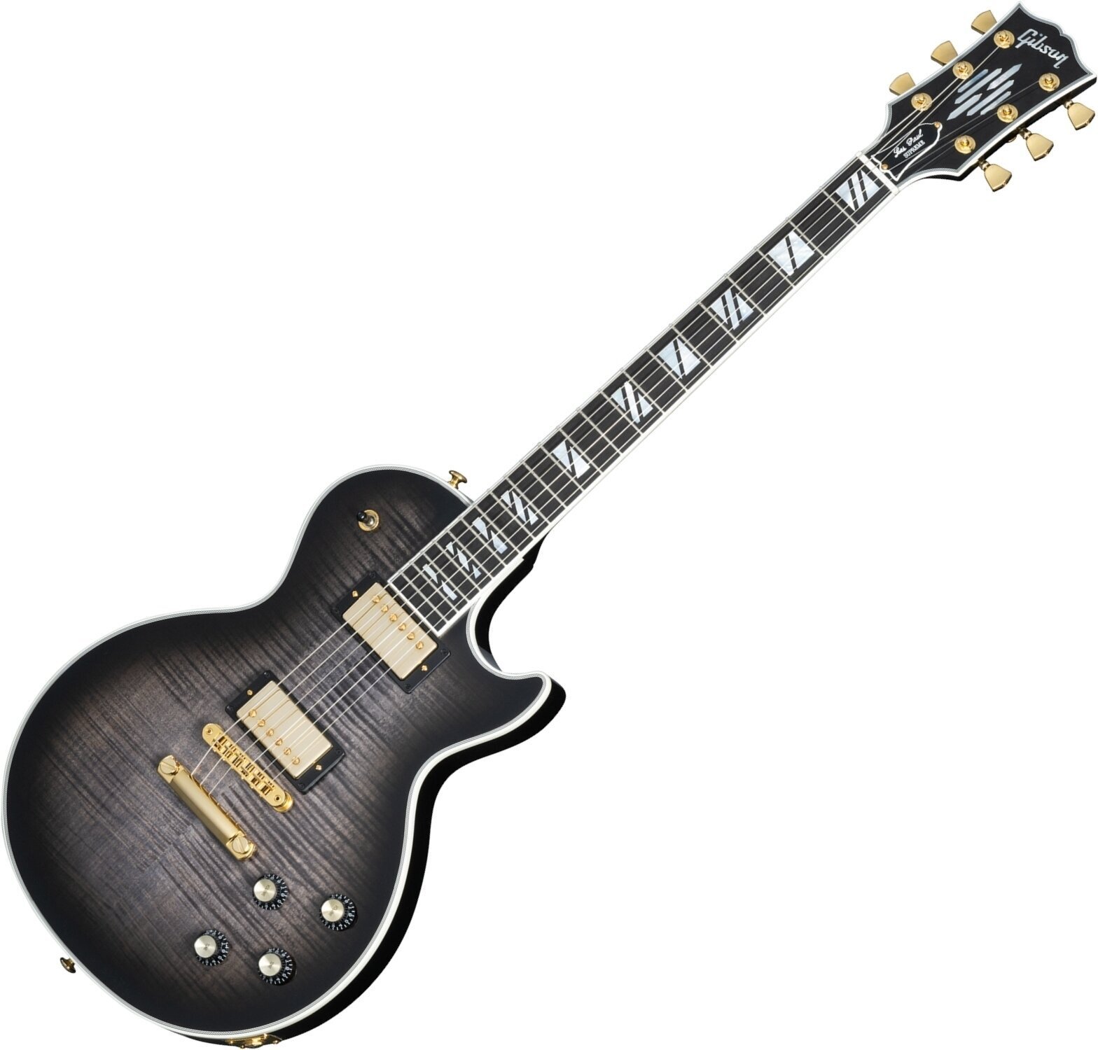 Guitarra elétrica Gibson Les Paul Supreme Transparent Ebony Burst