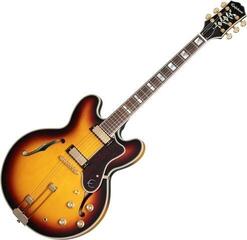 Halbresonanz-Gitarre Epiphone Sheraton Vintage Sunburst Halbresonanz-Gitarre