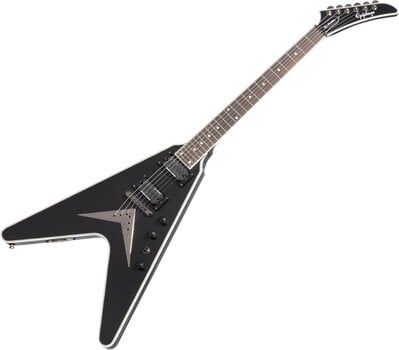 Chitară electrică Epiphone Dave Mustaine Flying V Custom Negru Metalic - 1